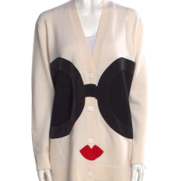 Alice + Olivia Sweaters - Alice + Olivia Bradford Stace Face Grandpa Cardigan